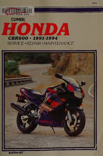 Honda CBR600 F2, 1991-1994/Service, Repair, Maintenance