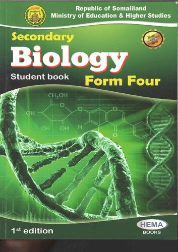 Secondary Biology. Student book. Form Four