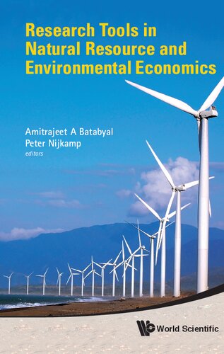 Research Tools in Natural Resource and Environmental Economics