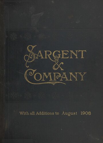 Sargent & Company Hardware Catalogue
