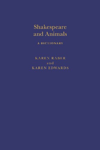 Shakespeare and Animals: A Dictionary