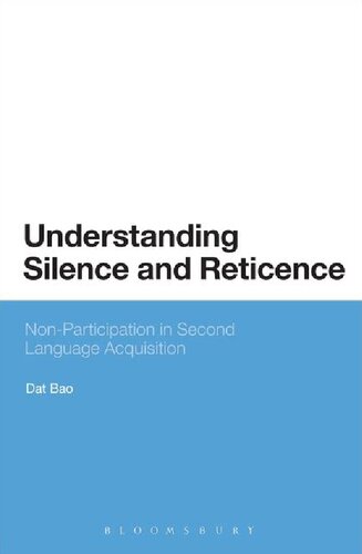 Understanding Silence and Reticence: Ways of Participating in Second Language Acquisition