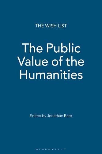 The Public Value of the Humanities