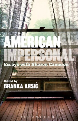 American Impersonal: Essays with Sharon Cameron
