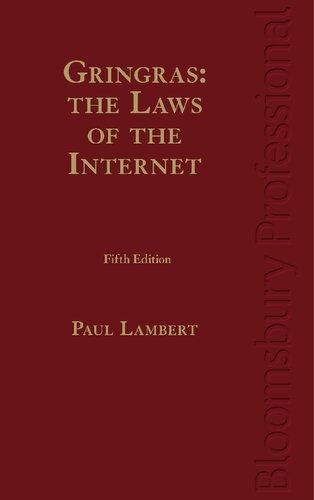 Gringras: The Laws of the Internet