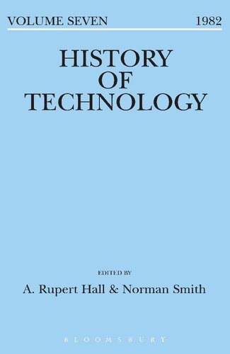 History of Technology Volume 7: Volume 7, 1982