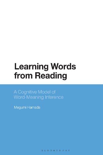 Learning Words from Reading: A Cognitive Model of Word-Meaning Inference