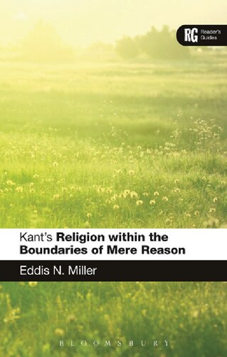 Kant's Religion within the Boundaries of Mere Reason