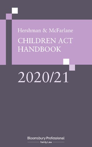 Hershman & McFarlane Children Act Handbook: 2020/21