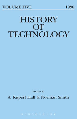 History of Technology Volume 5: Volume 5, 1980