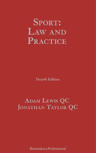 Sport: Law and Practice