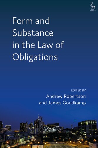 Form and Substance in the Law of Obligations