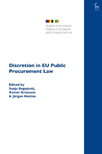 Discretion in EU Public Procurement Law