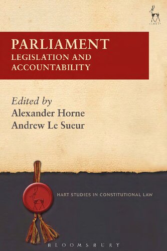 Parliament: Legislation and Accountability