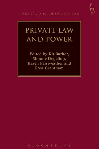 Private Law and Power