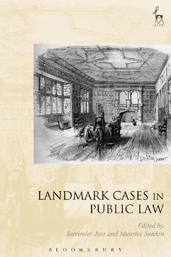 Landmark Cases in Public Law