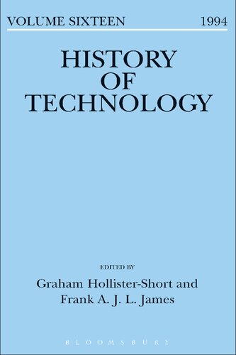 History of Technology Volume 16: Volume 16, 1994