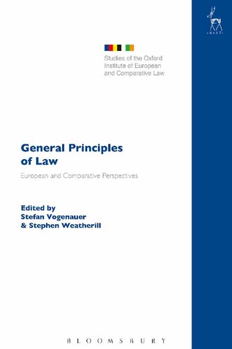 General Principles of Law: European and Comparative Perspectives