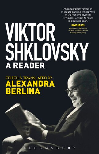 Viktor Shklovsky: A Reader