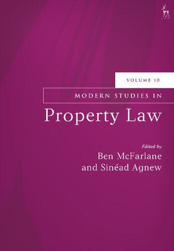 Modern Studies in Property Law: Volume 10