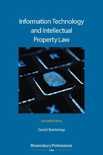 Information Technology and Intellectual Property Law