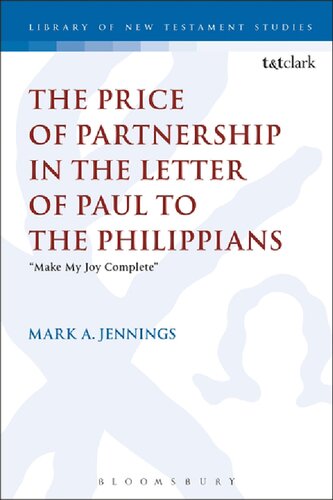 The Price of Partnership in The Letter of Paul to the Philippians: “Make My Joy Complete”