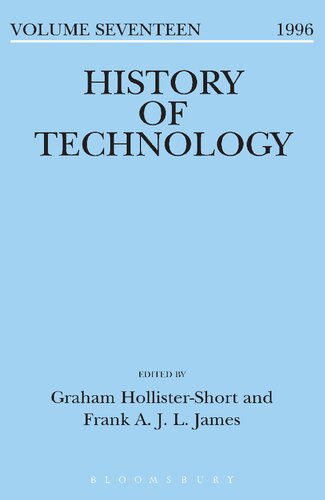 History of Technology Volume 17: Volume 17, 1995
