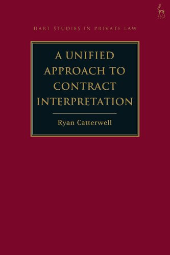 A Unified Approach to Contract Interpretation