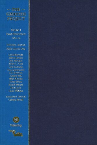 The Griffith Project Volume 8: Films Produced in 1914–15