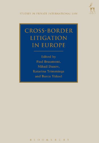 Cross-Border Litigation in Europe
