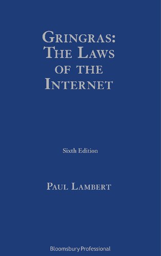 Gringras: The Laws of the Internet: Sixth edition