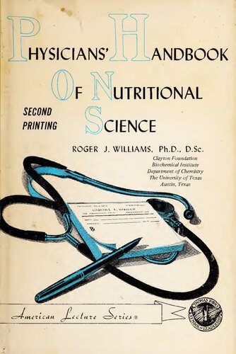 Physicians' Handbook of Nutritional Science