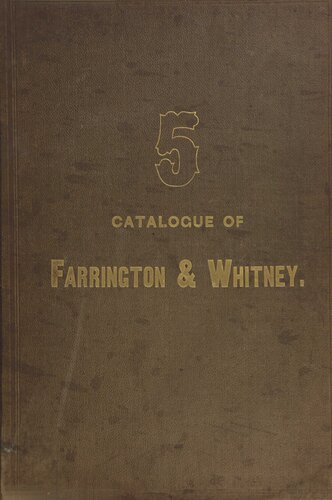 Illustrated and Descriptive Catalogue No. 5