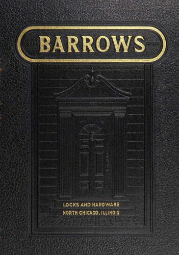 Barrows Builders' Hardware Catalog No. 38