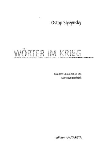 Wörter im Krieg