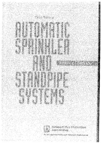 Automatic Sprinkler and Standpipe Systems 1997