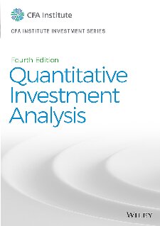 Quantitative Investment Analysis (CFA Institute Investment Series)