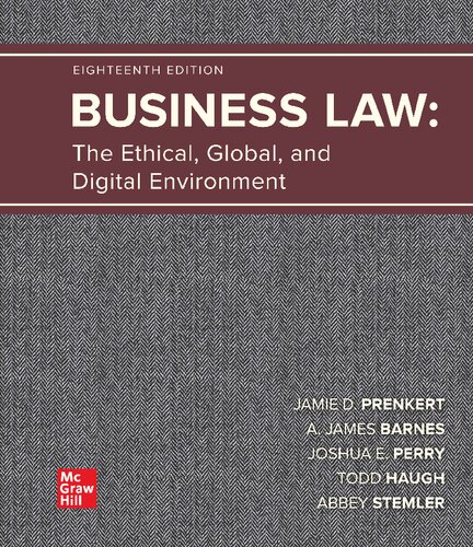 Business Law: The Ethical, Global, and Digital Environment