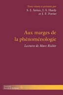 Aux marges de la phénoménologie: lectures de Marc Richir