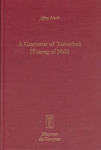 A Grammar of Tamashek (Tuareg of Mali)