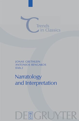 Narratology and Interpretation: The Content of Narrative Form in Ancient Literature