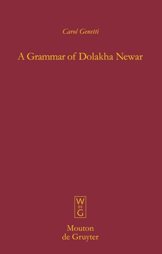 A Grammar of Dolakha Newar