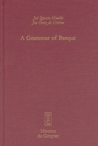A Grammar of Basque