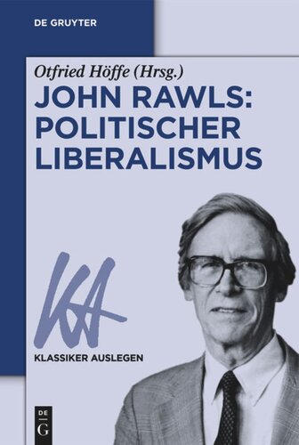 John Rawls: Politischer Liberalismus