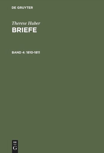 Briefe: Band 4 1810–1811