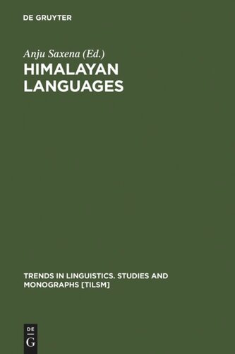 Himalayan Languages: Past and Present