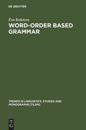 Word-Order Based Grammar