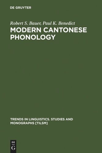 Modern Cantonese Phonology