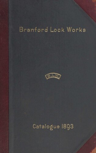 Branford Lock Works Locks and Hardware Catalogue 1893