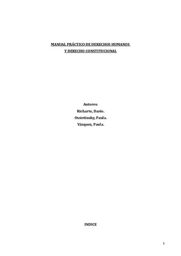 MANUAL DE DERECHOS HUMANOS Y DERECHO CONSTITUCIONAL
